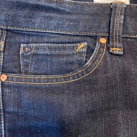 Gap 1969 Real Straight Dark Wash Jeans 29L - Picture 5 of 7